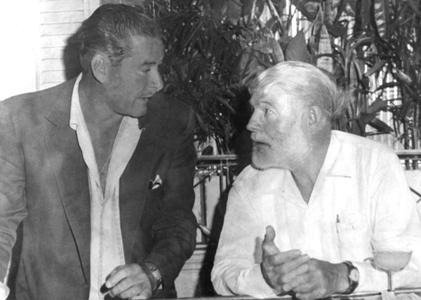 El escritor ernest Hemingway era asiduo de El Floridita