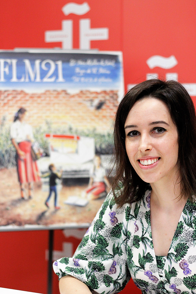 Andrea Reyes, autora del Cartel de la Feria del Libro 2021