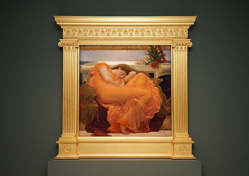 Obra "Flaming June" (1895), del artista británico Frederic Leighton